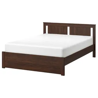 SONGESAND bed frame, brown/Lönset, 150x200 cm