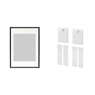 frame + adhesive hook ×2