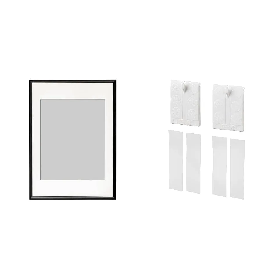 frame + adhesive hook ×2, photo 1