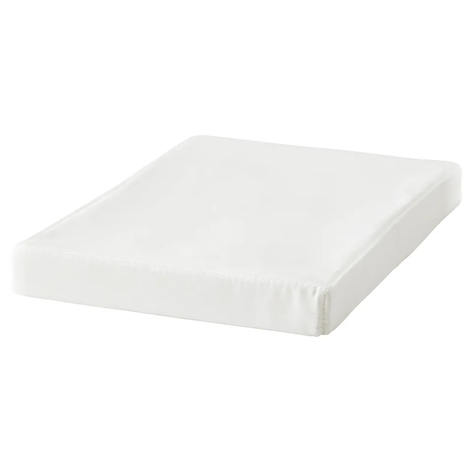DRÖNA Lid, white textile, 26x19 cm