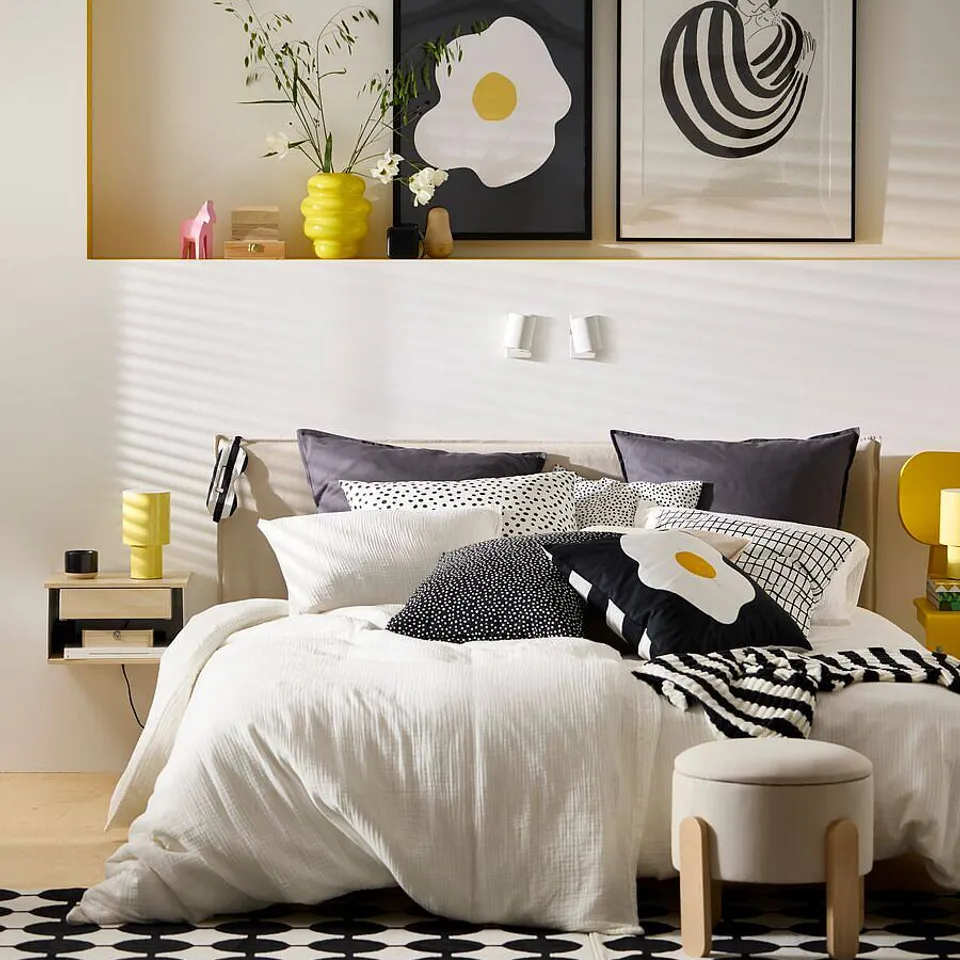 part: BJÖRKGRÅMAL cushion cover