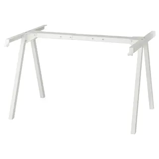 TROTTEN underframe for table top, white, 140/160 cm