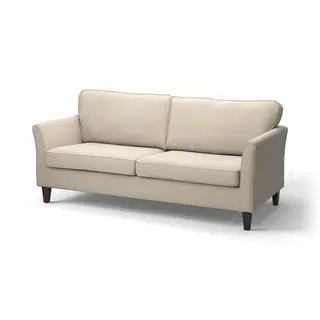 EKHOLMA 3-seat sofa, Hakebo beige, Depth 85 x Width 207 cm