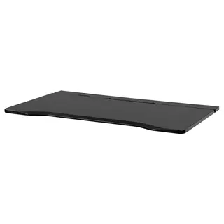 UTMANING table top, black, 120x80 cm