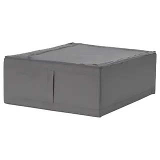 SKUBB storage case, dark grey, Width 44 x Depth 55 x Height 19 cm
