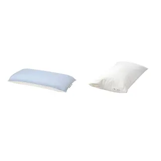 KVARNVEN/LUDDROS set: ergonomic pillow, side/back sleeper + pillow protector