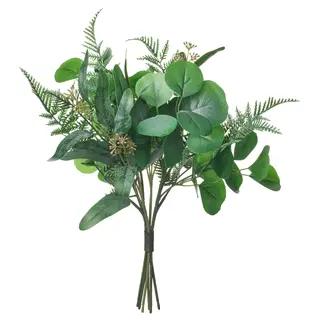 SMYCKA artificial bouquet, in/outdoor eucalyptus/green, Height 40 cm