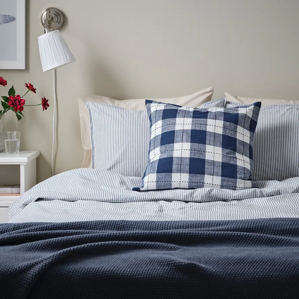 SVAMPFLY Cushion cover, dark blue, 50x50 cm
