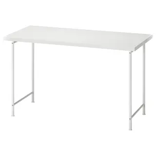 LAGKAPTEN / SPÄND desk, white, 120x60 cm