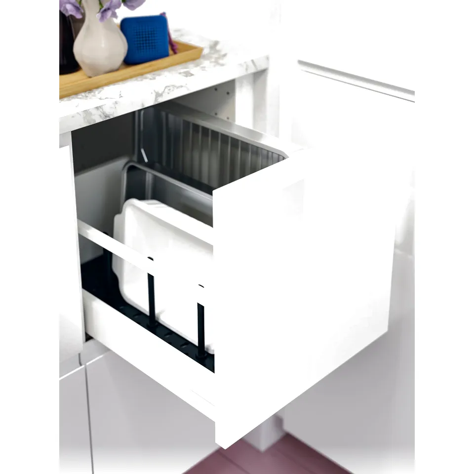 UPPDATERA Pegboard drawer organiser, anthracite, 60 cm