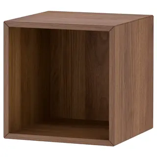 EKET cabinet, brown walnut effect, 35x35x35 cm