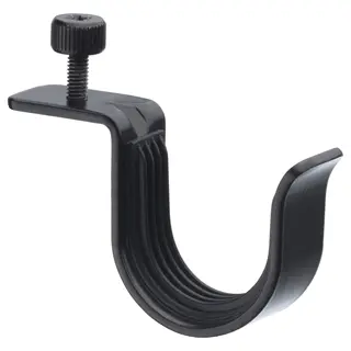 BETYDLIG curtain rod holder, black, Length 60 mm