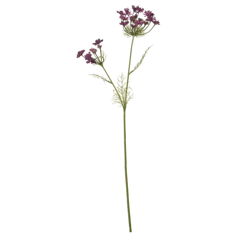 SMYCKA flowers: purple, green, plastic, steel, adjustable, eco-friendly.