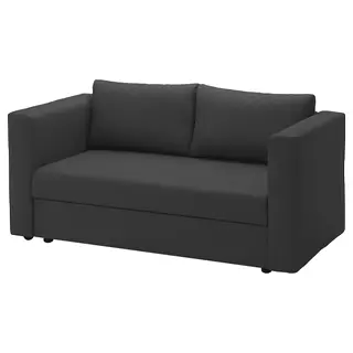 SKÖNABÄCK 2-seat sofa-bed, Knisa dark grey, Depth 75 x Width 158 cm