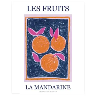 BILD poster, les fruits, Width 40 x Height 50 cm