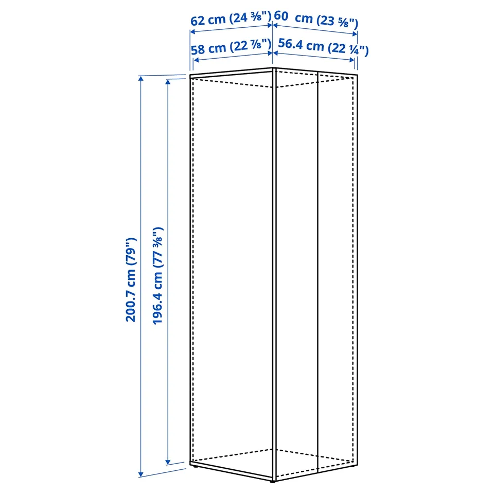 part: LASTARE frame with doors