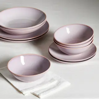 FÄRGKLAR bowl/deep plate/ plate/side plate,10 pieces set