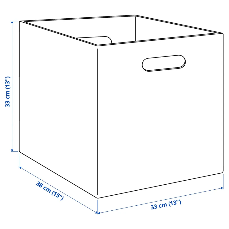Illustration with measurements for the product: BLÄDDRA.