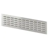METOD ventilation grille, stainless steel, Width 43 x Height 9.5 cm