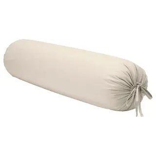 DVALA bolster case, beige, 38x110 cm