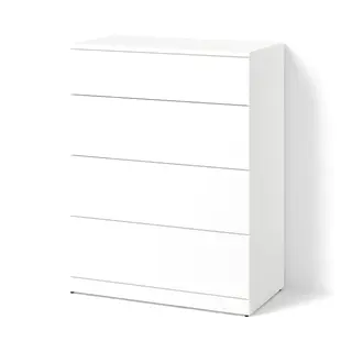 LASTARE chest of 4 drawers, white/with top for storage module, Width 80 x Depth 42 x Height 103 cm