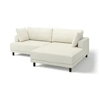 UPPÅKRA 3-seat modular sofa, with chaise longue, right/Axvall off-white