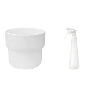 FÖRENLIG/TOMAT set: plant pot + spray bottle