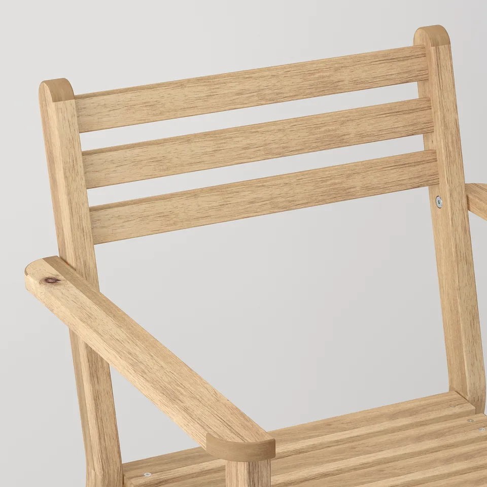 part: ASKHOLMEN chair with armrests, outdoor