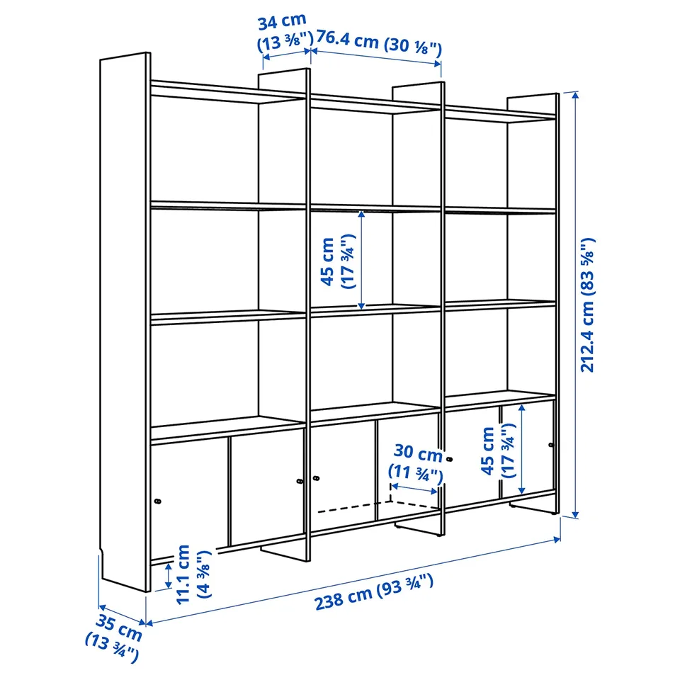 Illustration with measurements for the product: LÅDMAKARE.