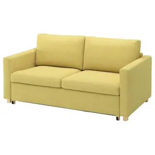 SALTSJÖBADEN 2-seat sofa-bed, Fridtuna yellow, Depth 105 x Width 185 cm