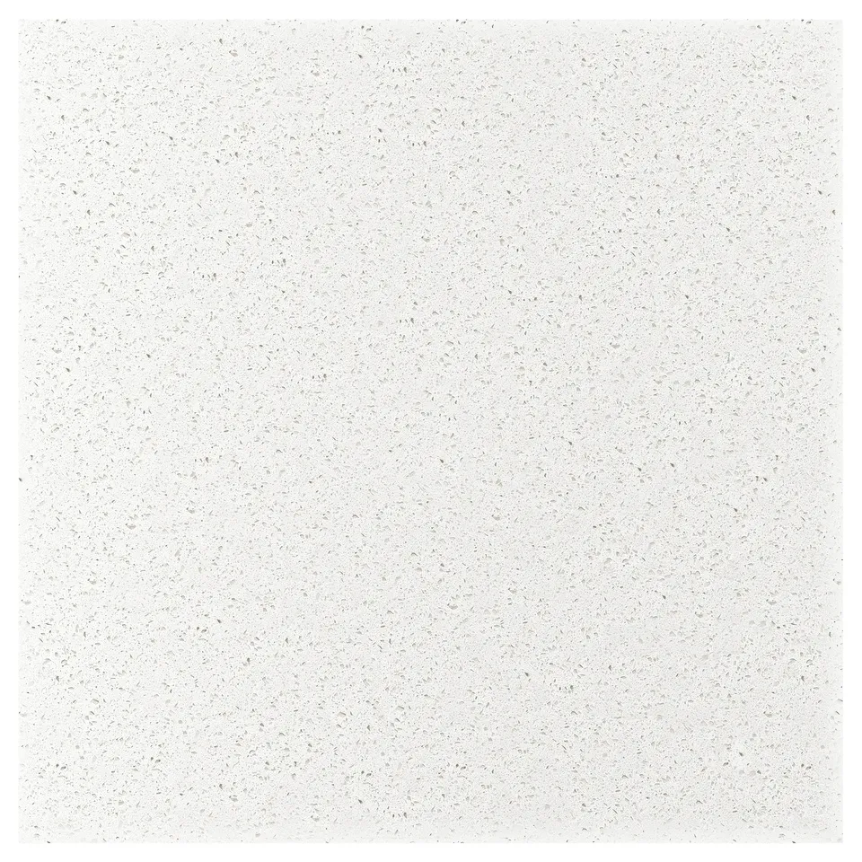 LOCKEBO Custom made worktop, off-white lively/mineral effect glass composite, 1 m²x4.0 cm