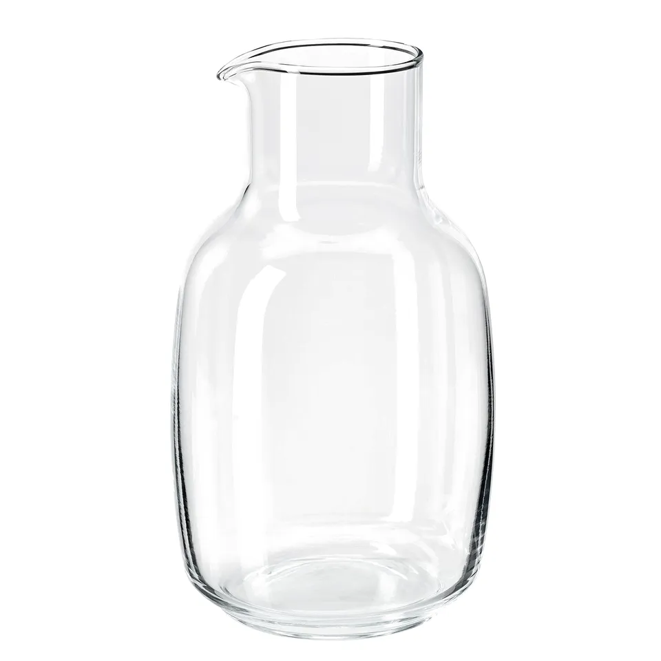 RÖDGASELL Carafe, clear glass, 1.2 l