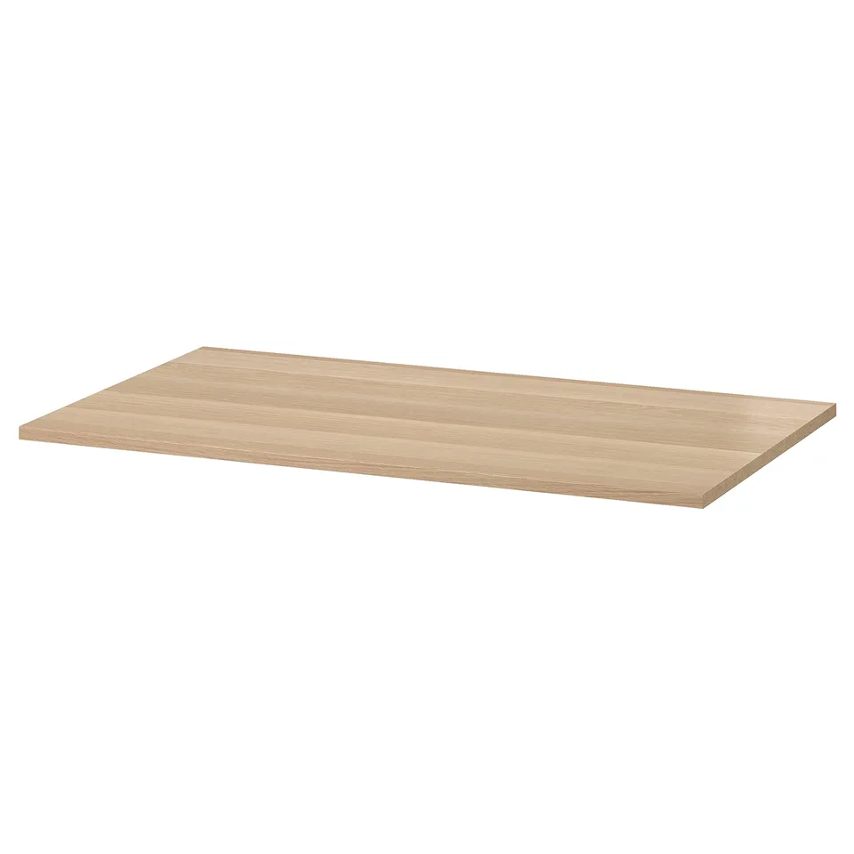 KOMPLEMENT shelf, beige, wood, rectangular, minimalist design
