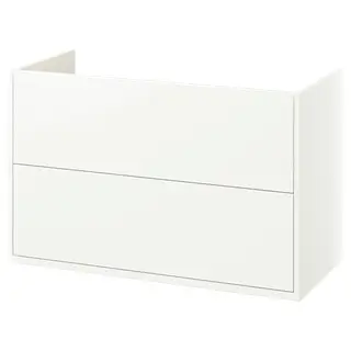 HAVBÄCK wash-stand with drawers, white, 100x48x63 cm