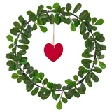 VINTERFINT artificial wreath, in/outdoor Lingonberry/red, 40 cm