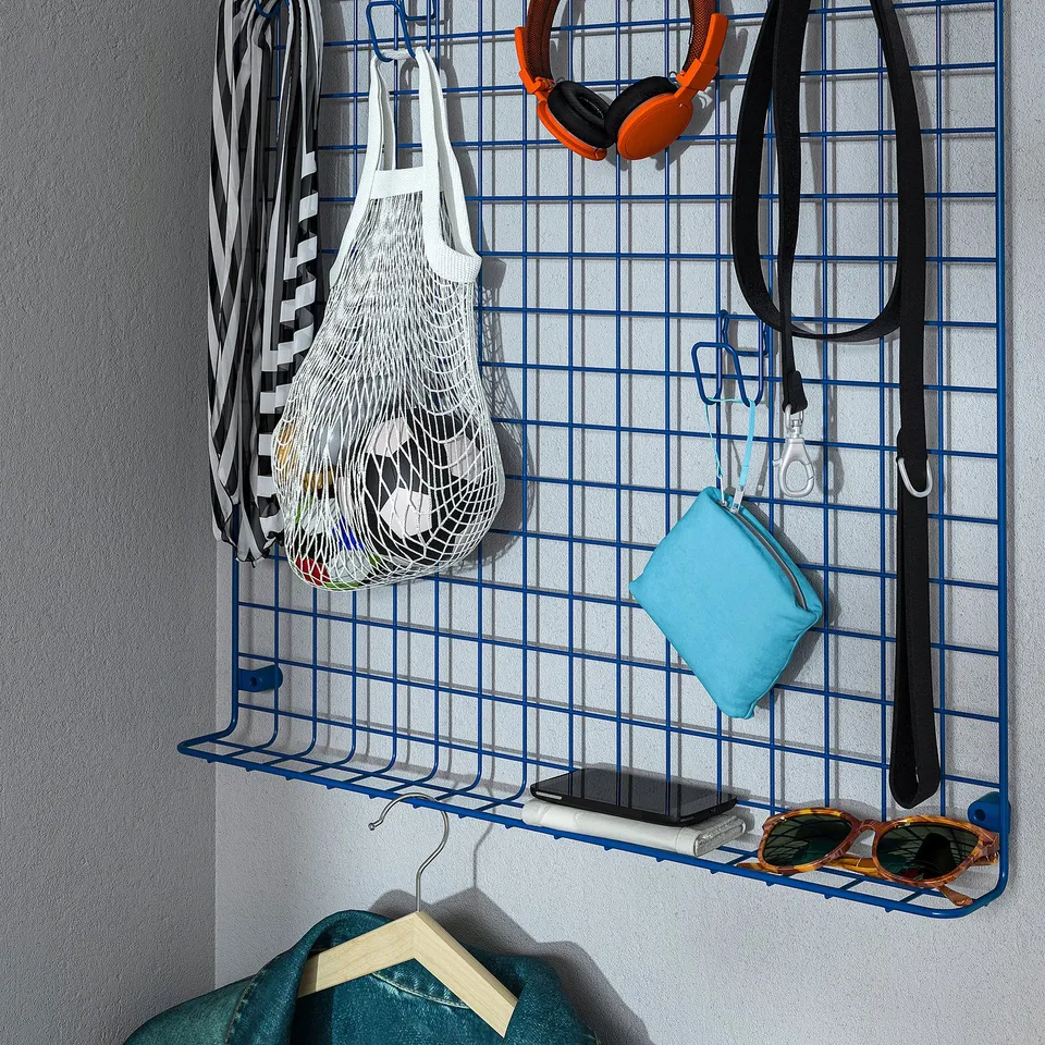 part: GREJIG wall grid with rail