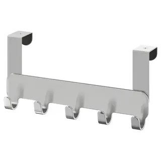 BROGRUND hanger for door, stainless steel, Width 29 x Height 14 cm