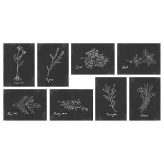VÄXBO art card, wild herbs, Width 13 x Height 18 cm