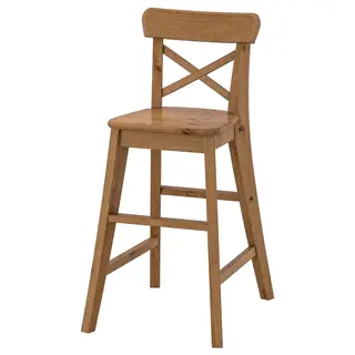 INGOLF junior chair, antique stain, Width 41 x Depth 45 x Height 77 cm