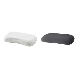 KLUBBSPORRE/TÖCKENFLY set: ergonomic pillow, side/back sleeper + pillowcase for ergonomic pillow