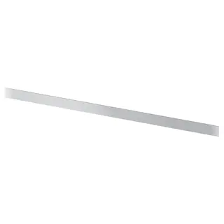 FÖRBÄTTRA cover strip and fittings, stainless steel colour, 59.7x2.2 cm
