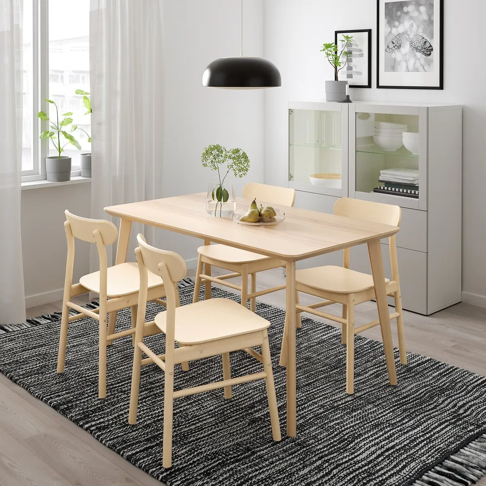 part: LISABO / RÖNNINGE table and 4 chairs