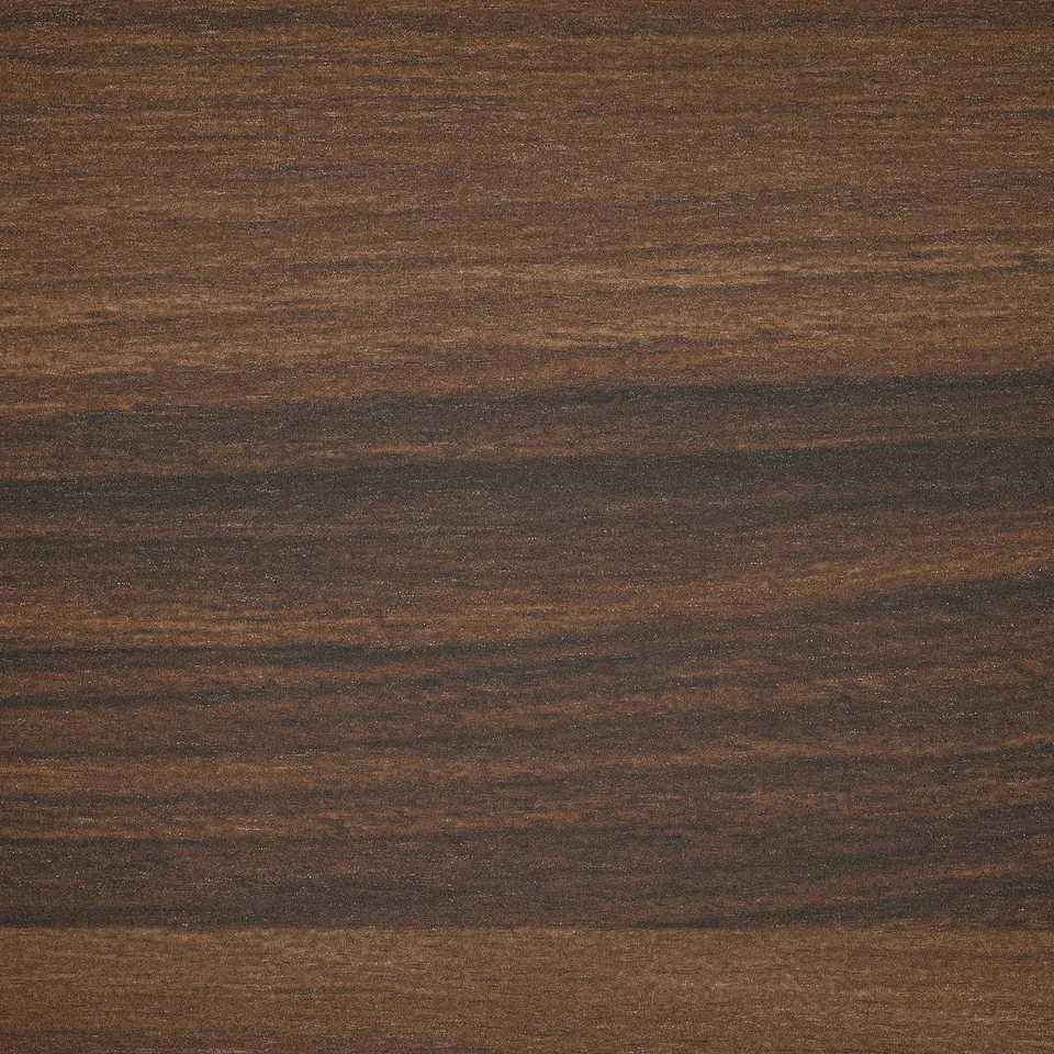 Dark wood grain pattern on a smooth surface, showcasing high-quality texture and finish.