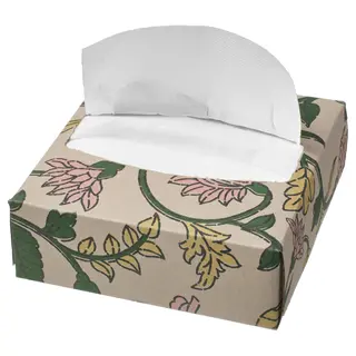 SMÖRFISK paper napkin, patterned/multicolour, Length 16 x Width 32 cm