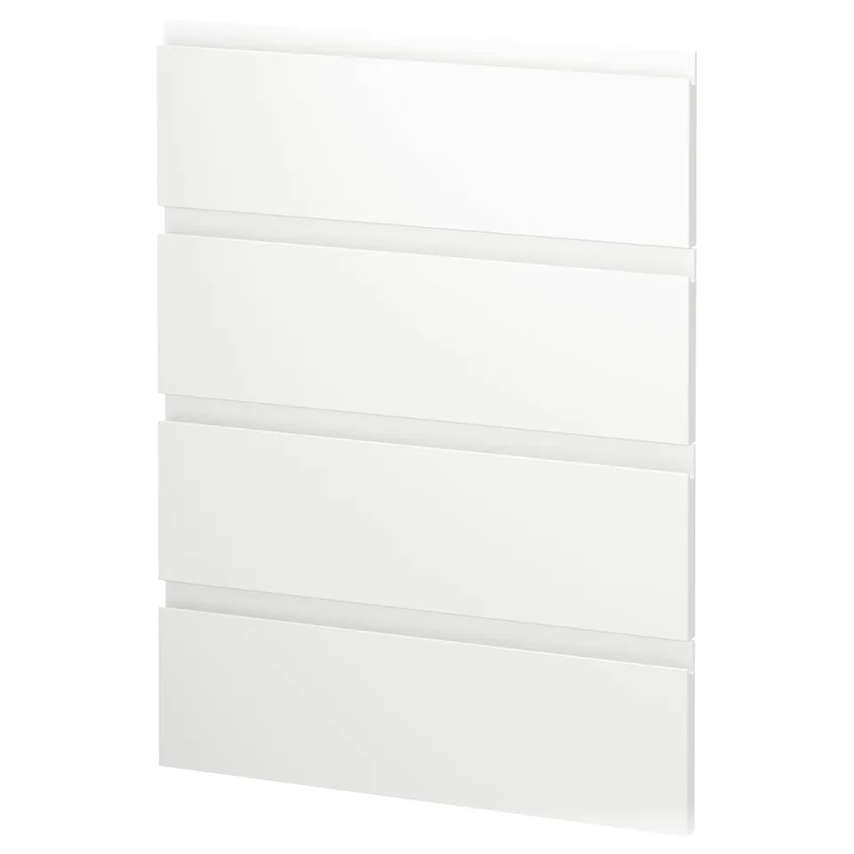 White METOD kitchen panel with modern, minimalist design.