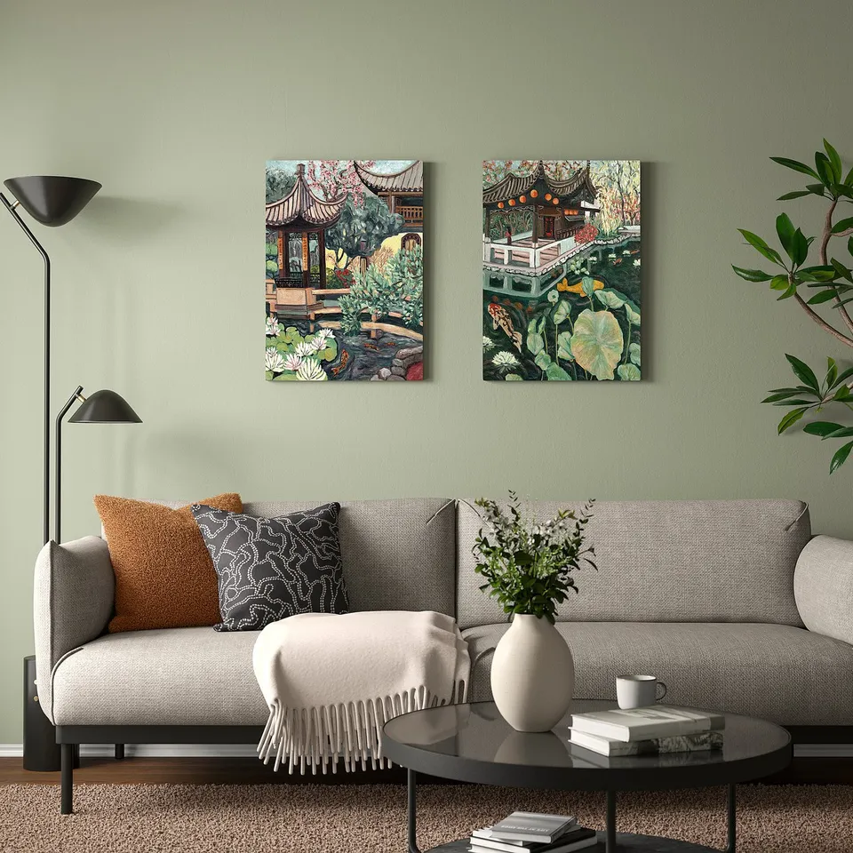 PJÄTTERYD Picture, graceful gazebo, 50x70 cm