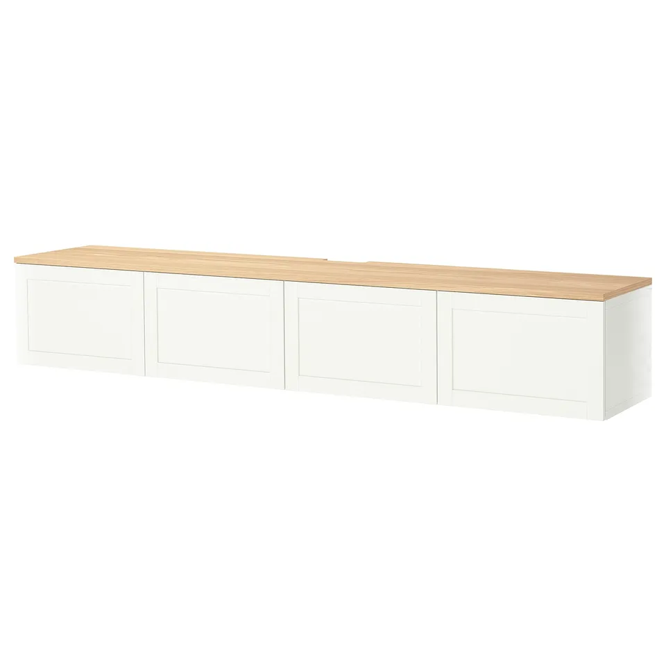 BESTÅ TV bench with doors