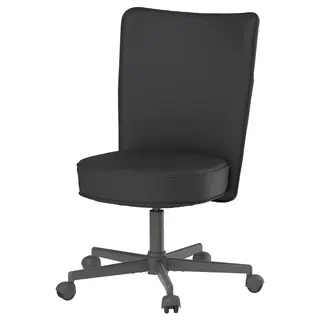 BRYTNING swivel chair, Naggen dark grey, Width 72 x Depth 72 cm