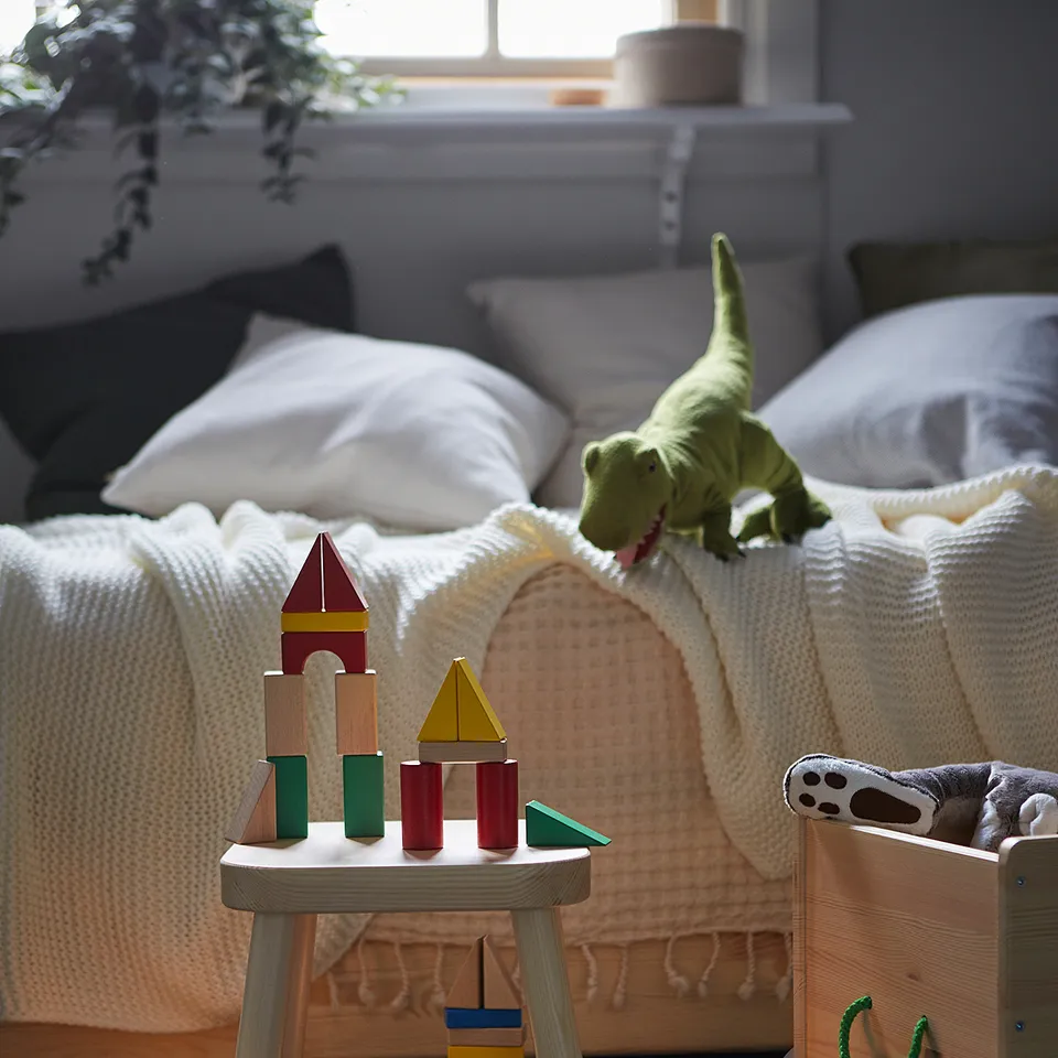 part: UNDERHÅLLA 40-piece wooden building block set