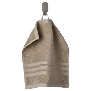 BROKGLIM washcloth, beige, 30x30 cm